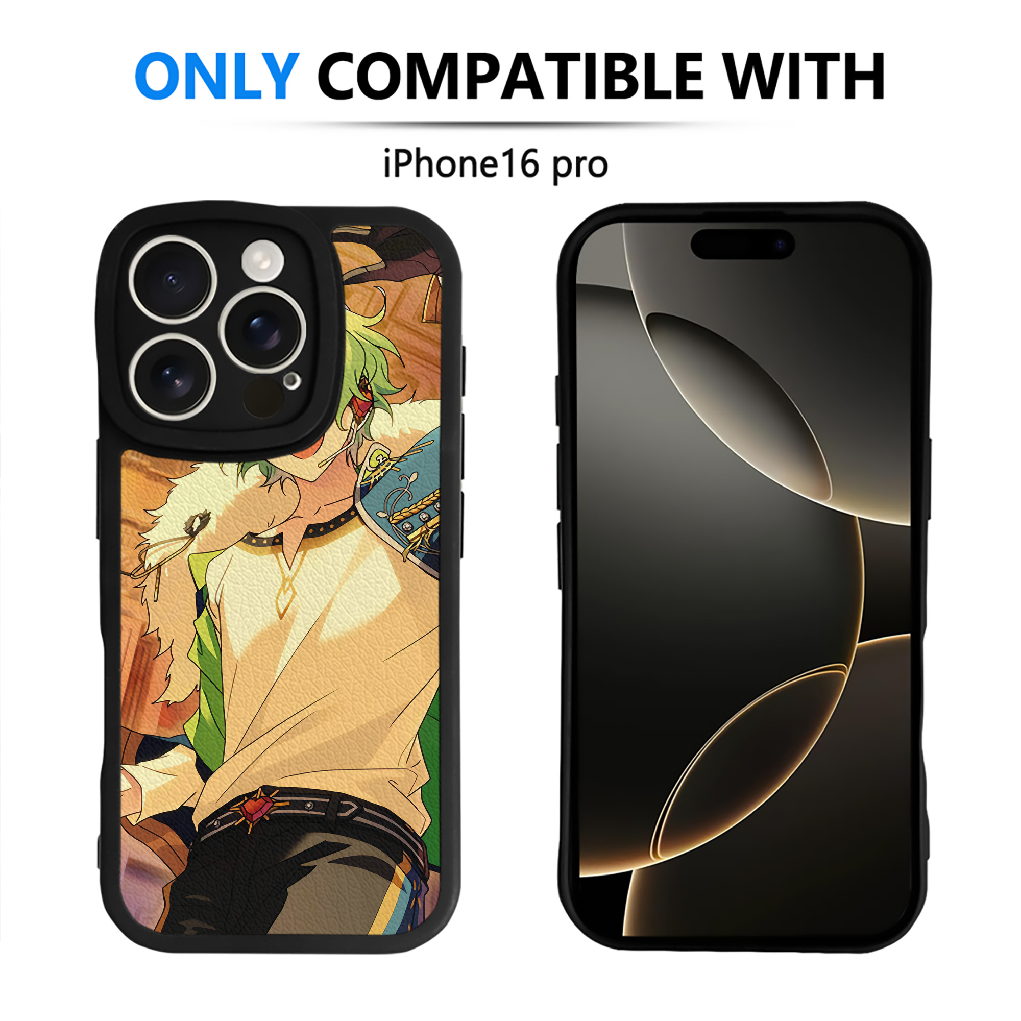（画像用） あんさんぶるスターズ! Ensemble Stars 【iPhone 16シリーズ対応】シリコンスマホケース（レザー調） 材質：シリコン
